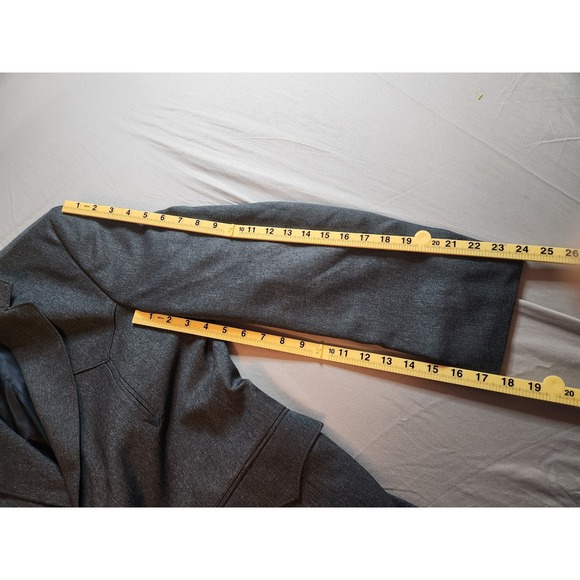 Circle S Western Style Sport Coat Blazer Gray Mens 42R Button Front Pockets - Picture 5 of 7